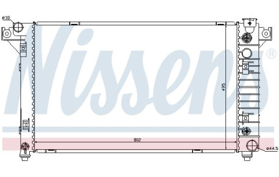 Radiator, engine cooling 69208 Nissens, Image 2
