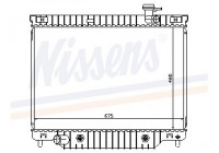 Radiator, engine cooling 69211 Nissens