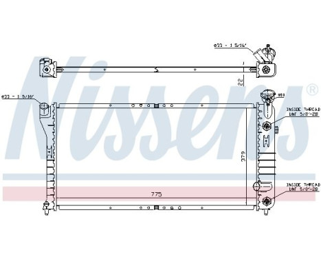 Radiator, engine cooling 69215 Nissens, Image 2