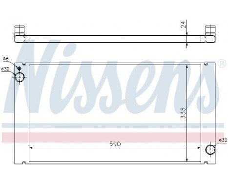 Radiator, engine cooling 69705 Nissens, Image 2