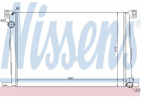 Radiator, engine cooling 69706 Nissens