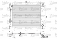 Radiator, engine cooling 701729 Valeo