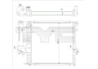 Radiator, engine cooling 703-0009-R TYC
