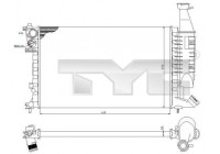 Radiator, engine cooling 705-0069 TYC