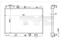 Radiator, engine cooling 720-0001-R TYC