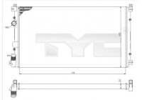 Radiator, engine cooling 725-0029 TYC