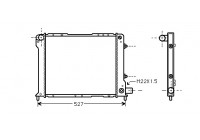 Radiator, engine cooling 73002015 International Radiators