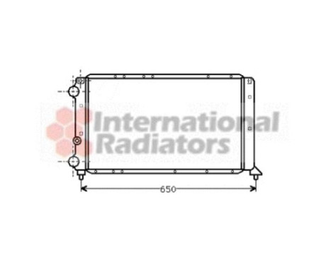 Radiator, engine cooling 73002017 International Radiators, Image 2