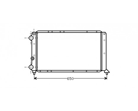 Radiator, engine cooling 73002017 International Radiators