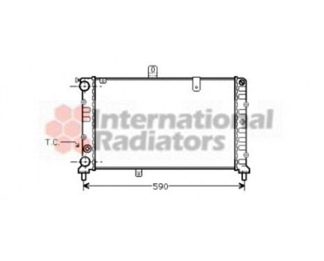 Radiator, engine cooling 73002027 International Radiators, Image 2