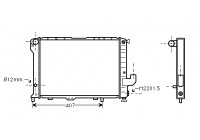Radiator, engine cooling 73002033 International Radiators