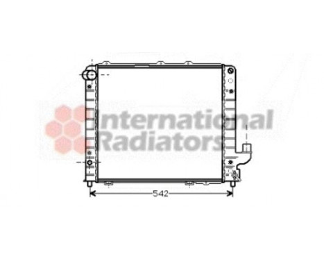 Radiator, engine cooling 73002056 International Radiators, Image 2