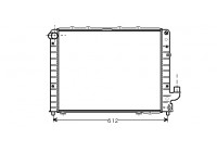 Radiator, engine cooling 73002059 International Radiators