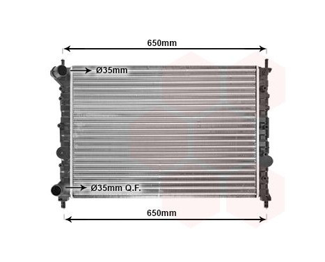 Radiator, engine cooling 73002077 International Radiators, Image 2