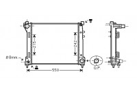 Radiator, engine cooling 73002098 International Radiators