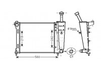 Radiator, engine cooling 73002099 International Radiators