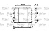 Radiator, engine cooling 732072 Valeo