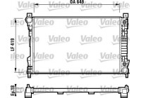 Radiator, engine cooling 732740 Valeo