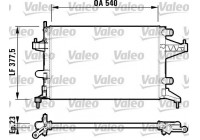 Radiator, engine cooling 732825 Valeo