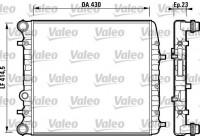 Radiator, engine cooling 732863 Valeo