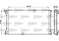 Radiator, engine cooling 732902 Valeo