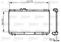 Radiator, engine cooling 734498 Valeo