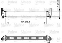 Radiator, engine cooling 735310 Valeo