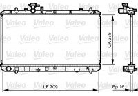 Radiator, engine cooling 735407 Valeo