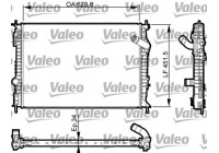 Radiator, engine cooling 735461 Valeo