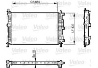 Radiator, engine cooling 735555 Valeo
