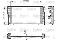 Radiator, engine cooling 735612 Valeo