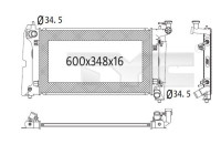 Radiator, engine cooling 736-1024 TYC