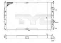 Radiator, engine cooling 737-0057 TYC