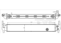 Radiator, engine cooling 737-0070 TYC
