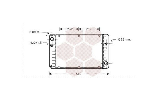 Radiator, engine cooling 74002004 International Radiators, Image 2