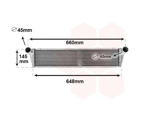 Radiator, engine cooling 74012705 International Radiators