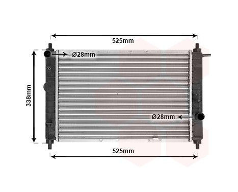 Radiator, engine cooling 81002007 International Radiators, Image 2