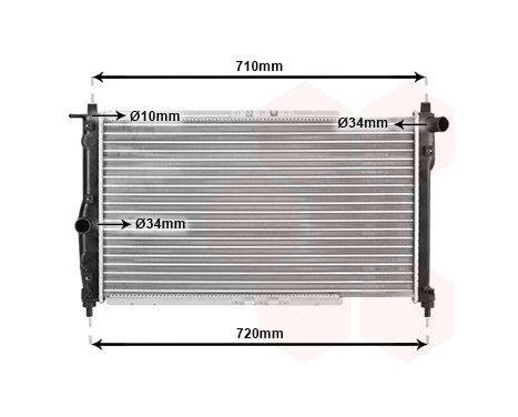 Radiator, engine cooling 81002009 International Radiators, Image 2