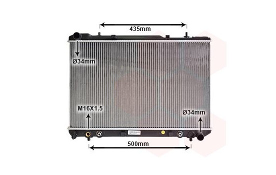 Radiator, engine cooling 81002025 International Radiators, Image 2