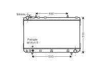 Radiator, engine cooling 81002070 International Radiators