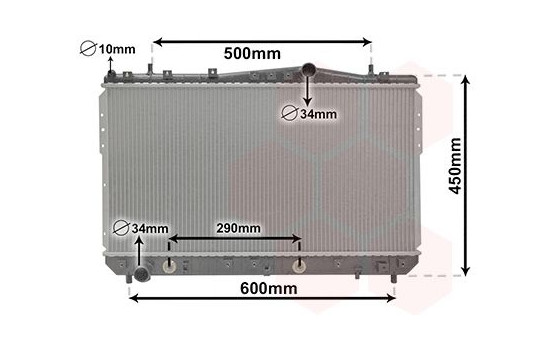 Radiator, engine cooling 81002074 International Radiators, Image 2