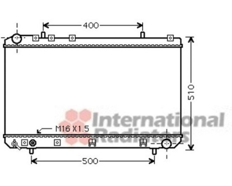 Radiator, engine cooling 81002086 International Radiators, Image 2