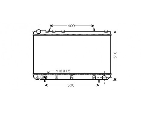 Radiator, engine cooling 81002086 International Radiators