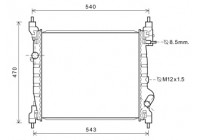Radiator, engine cooling 81002141 International Radiators