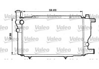 Radiator, engine cooling 810892 Valeo