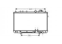 Radiator, engine cooling 82002023 International Radiators