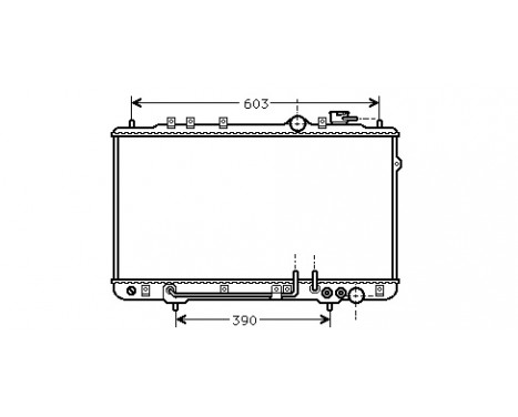 Radiator, engine cooling 82002023 International Radiators