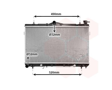 Radiator, engine cooling 82002044 International Radiators, Image 2
