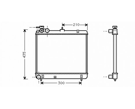 Radiator, engine cooling 82002051 International Radiators