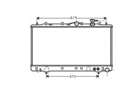 Radiator, engine cooling 82002056 International Radiators Plus